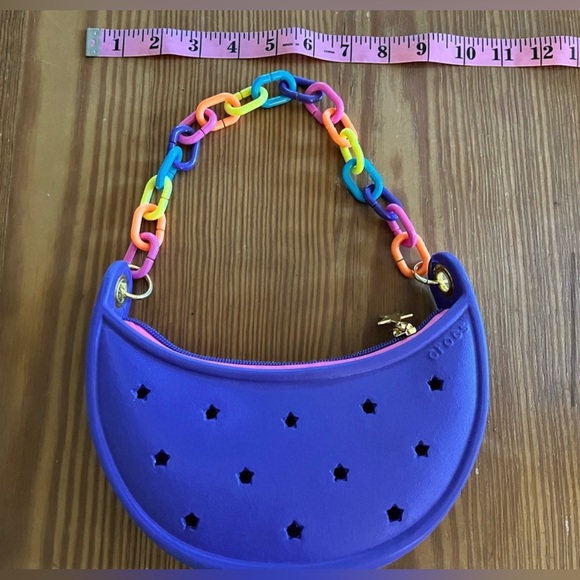 Crocs Purple Mini Shoulder Bag - Picture 2 of 7